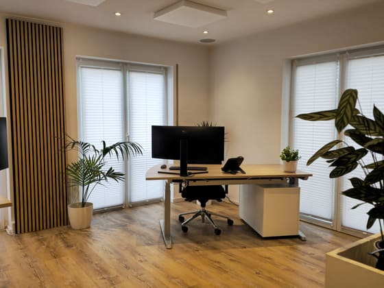 Moderne Büroräume der Generalagentur